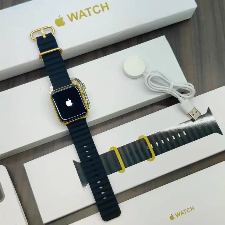 Series 8 Apple logo Smart Watch gold uploaded by Veer Mart on 9/9/2023