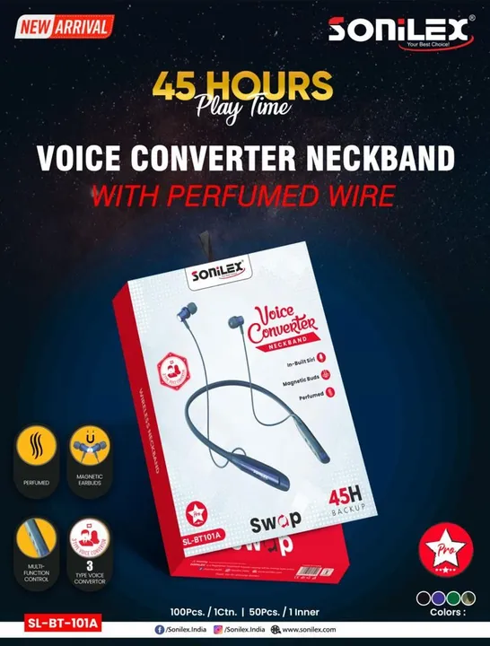 Voice converter neckband  uploaded by business on 9/9/2023