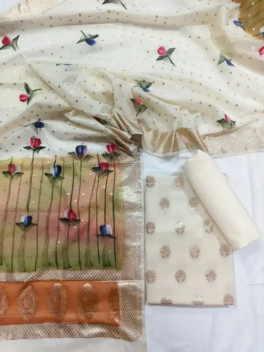 Banarasi Mercerised Silk Suits  uploaded by REGALIA WEAVERS ENTERPRISES on 9/9/2023