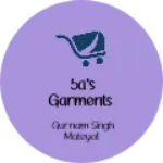Business logo of 5A'S Garments