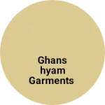 Business logo of Ghanshyam Garments