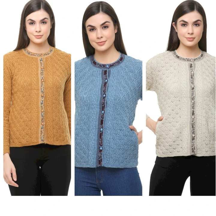 Woolen cardigans  uploaded by KR textile sweater manufacture on 9/9/2023