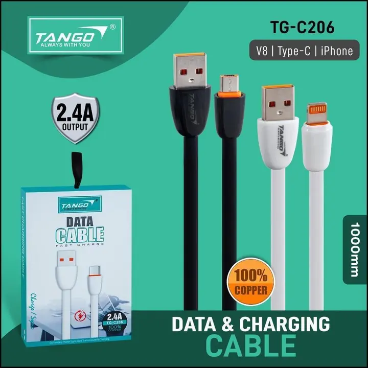 Tango  v8,type-c  IPhone  data & charging cable  uploaded by business on 9/9/2023