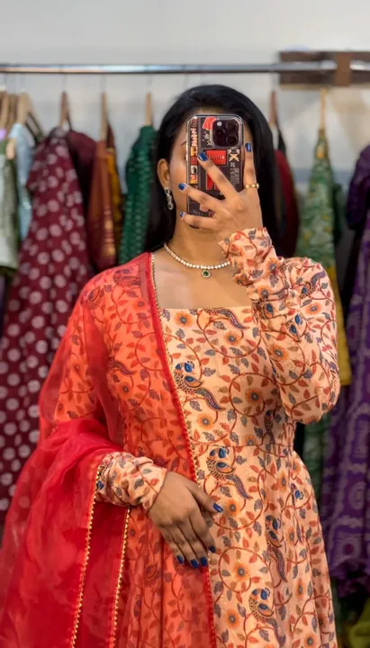 *X-lady launching New 💃🏻 Maxy gown with dupatta 👠*

🔥🔥💥💥🔥🔥💥💥
Featuring Solid fox Georgett uploaded by business on 9/9/2023