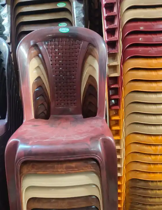 Plastic chair armless uploaded by Vijay Bhaskar enterprises on 9/9/2023