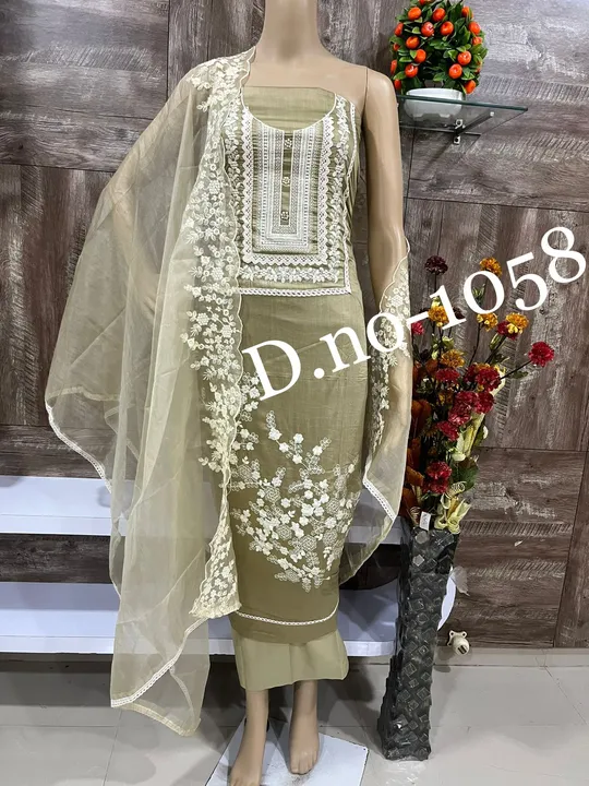 DM for price and deatails. It's a organza suit  uploaded by Heena fashion house on 9/9/2023