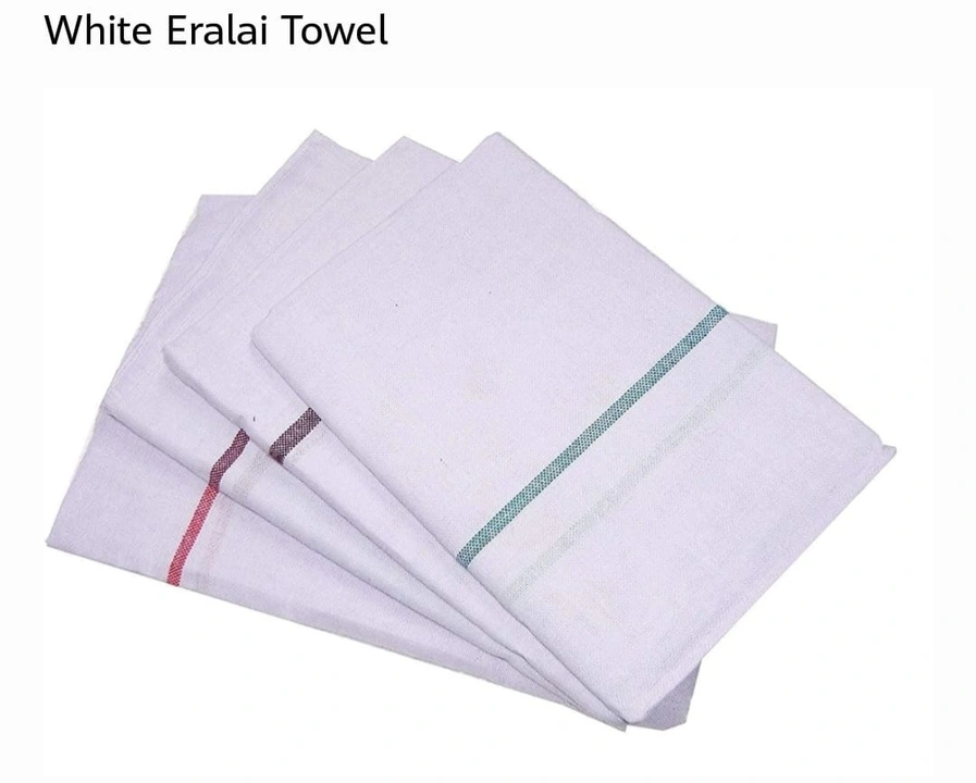 White Eralai Towel 999(30"X60") ji uploaded by Sarveshwaran Jawuli Maaligai on 9/9/2023