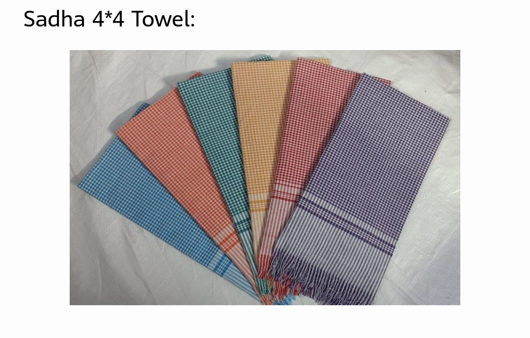 Sadha 4*4 Towel (30"X60") uploaded by Sarveshwaran Jawuli Maaligai on 9/9/2023