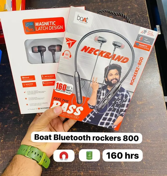 Boat Bluetooth neckband 800 uploaded by business on 9/9/2023