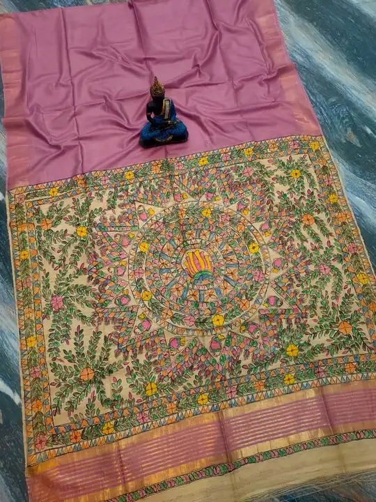 BHAGALPURI TUSSAR GHICHA STEPAL SAREE uploaded by S.N.COLLECTIONS  on 9/9/2023