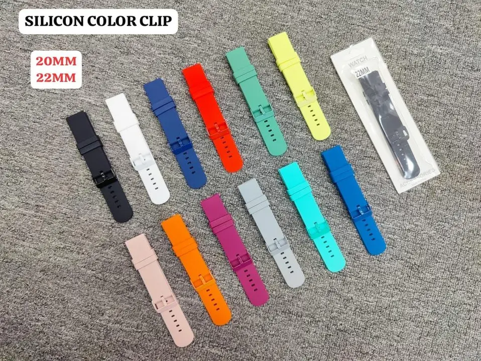 Smart watch strap  silicon colour belt  uploaded by business on 9/9/2023