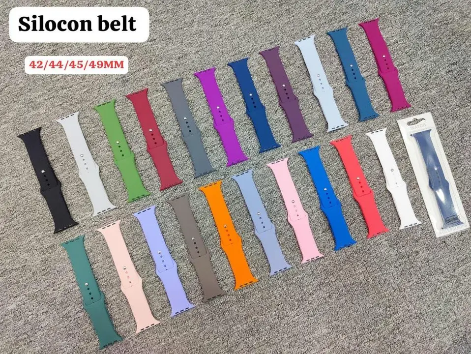 Smart watch bands silicon belt  uploaded by business on 9/9/2023