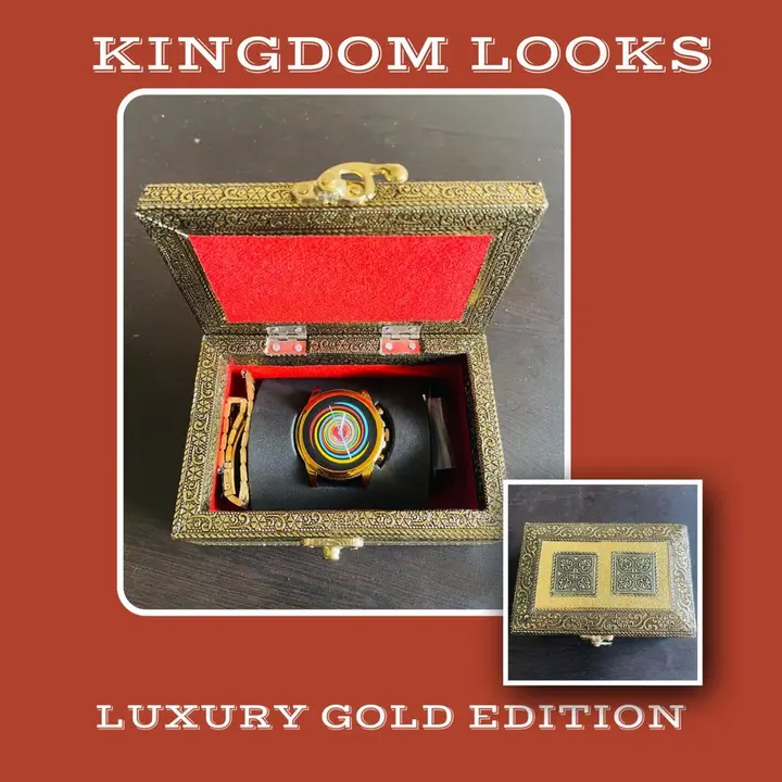 Smart watch of kingdom looks luxury  Golden editions  uploaded by business on 9/9/2023