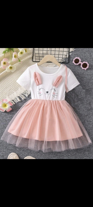 Peach cat frock uploaded by business on 9/9/2023