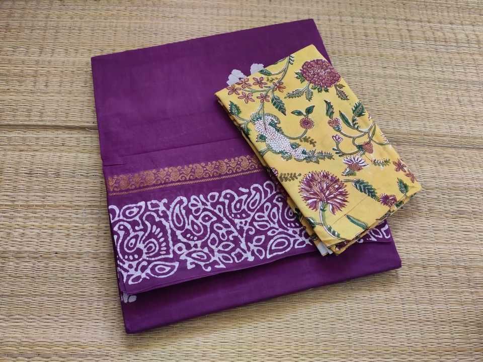 Cotton saree uploaded by business on 3/20/2021