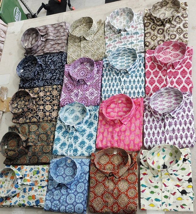 Cotton sanganeri printed shirt  uploaded by business on 9/9/2023