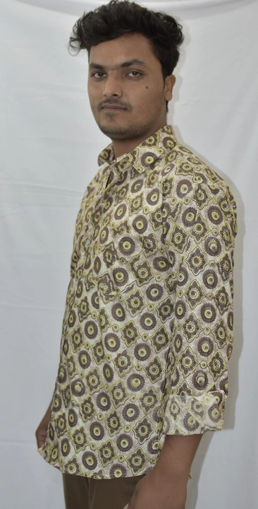 Cotton printed shirt uploaded by business on 9/9/2023