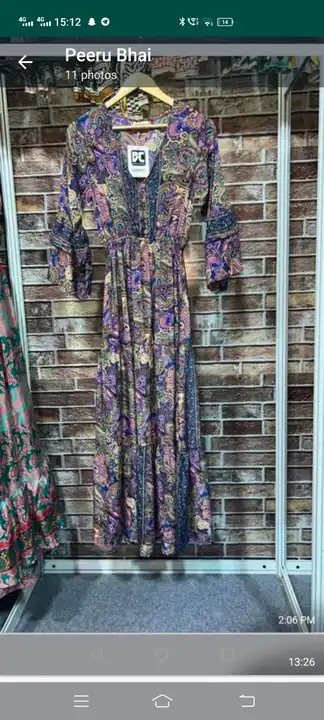 Cotton,silk and rayon dress  uploaded by BROTHERS COLLECTION on 9/9/2023