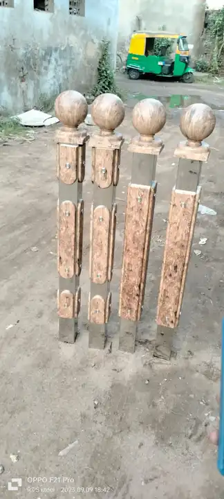 Wood type stainless steel pillar  uploaded by Rajeshwar Tube Industries on 9/9/2023