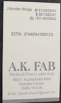 Business logo of A K FAB