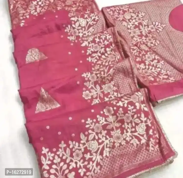 Dola Silk Printed Jacquard Border Saree with Blouse Piece uploaded by business on 9/10/2023