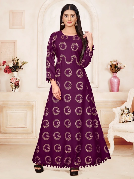 *NEW LUNCHING KURTI  STC 341*

*KC:- 127*

🎊 *Top Fabric : 14kg REYON WITH FOIL PRINT*

*:- 14kg RE uploaded by Roza Fabrics on 9/10/2023