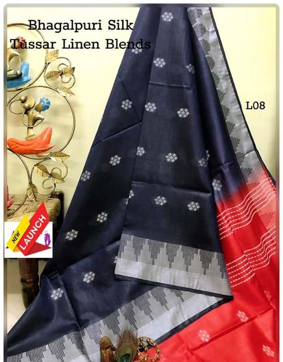 Sami Tussar silk saree  uploaded by Weavers gallery on 9/10/2023