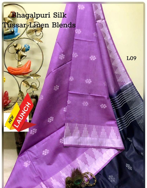 Sami Tussar silk saree  uploaded by Weavers gallery on 9/10/2023