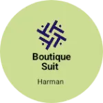 Business logo of Boutique suit