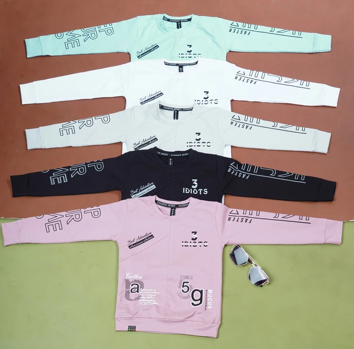 Kids Full Sleeve T-shirts uploaded by Paheli Fashion on 9/10/2023