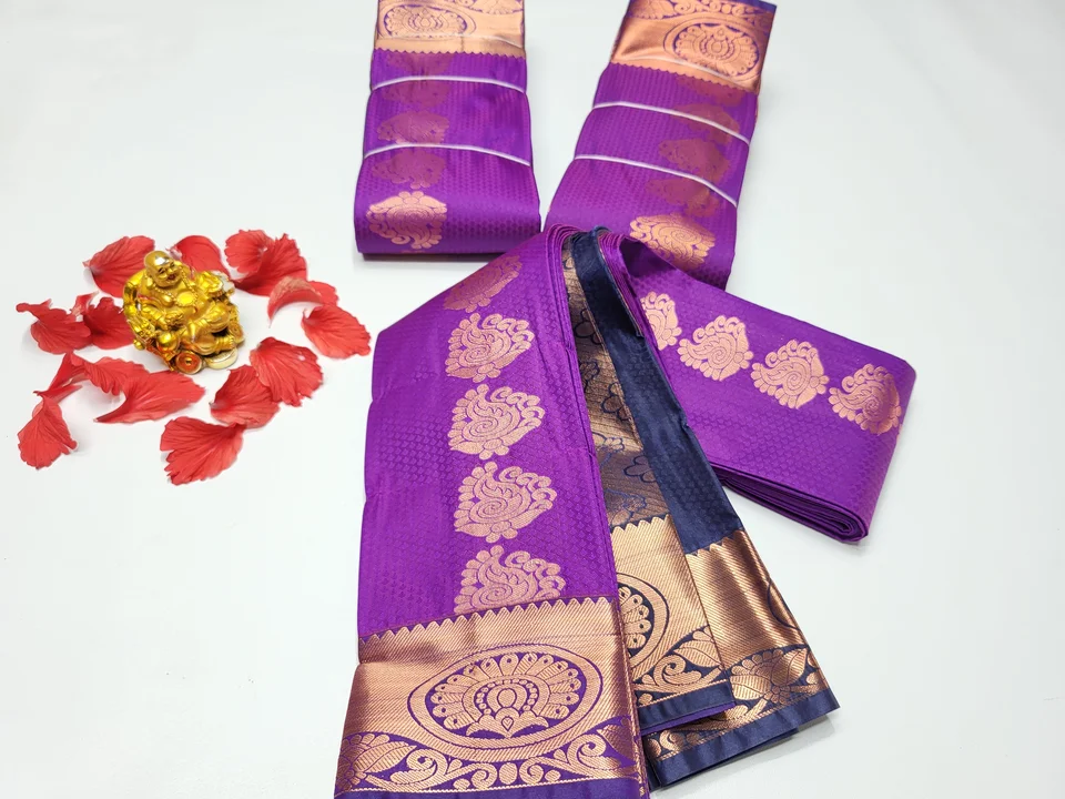 Semi silk sarees  uploaded by P.A.K TEX on 9/10/2023