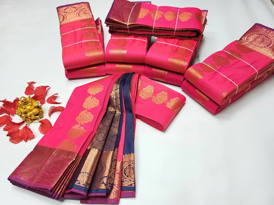 Semi silk sarees  uploaded by business on 9/10/2023