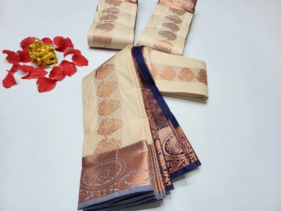 Semi silk sarees  uploaded by P.A.K TEX on 9/10/2023