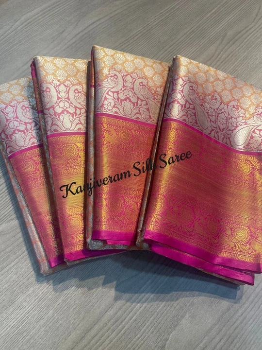 Kanjivaram silk saree uploaded by VARDHAK COLLECTION  on 9/10/2023