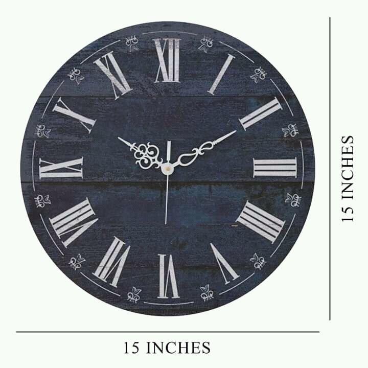 Uv printed wooden wall clock uploaded by business on 3/20/2021