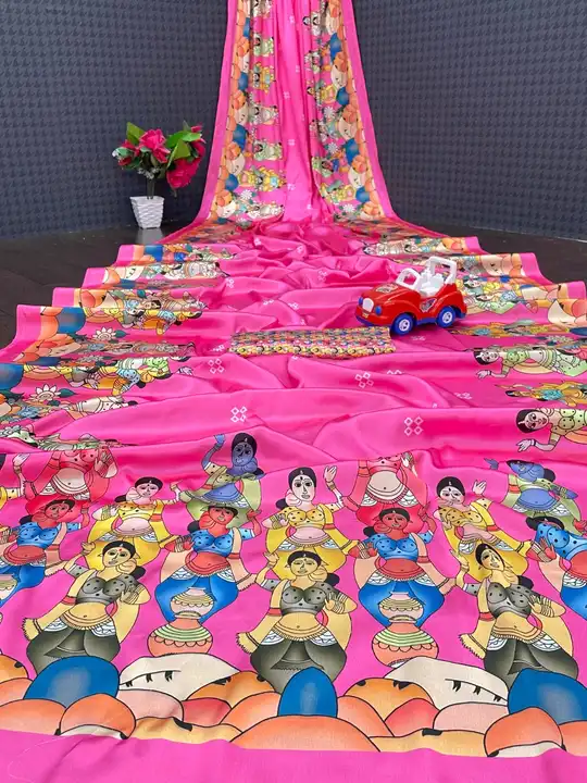 Japan satin saree  uploaded by SAURYA LIFE STYLE on 9/10/2023