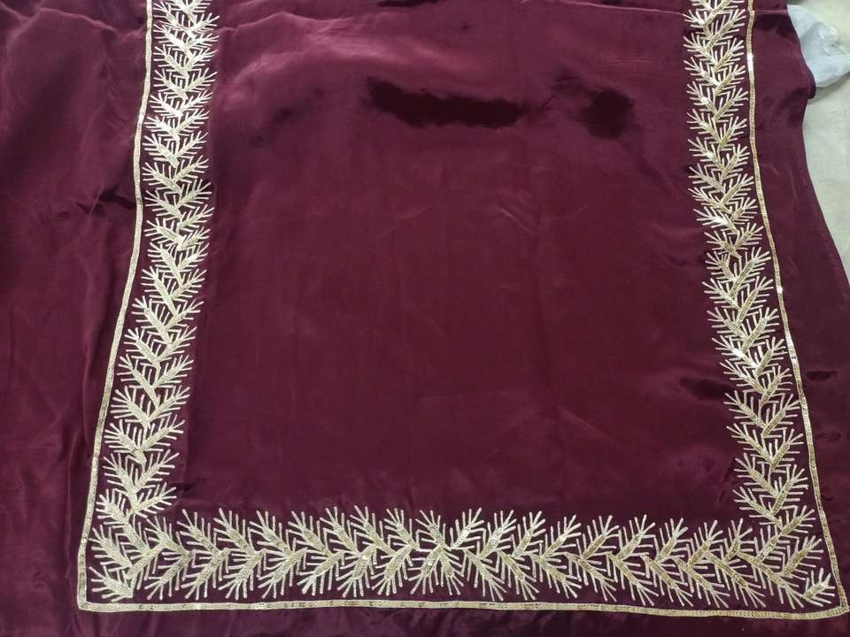 5 Meter Natural Kirab palla  Square embroidery (Aa uploaded by business on 9/10/2023