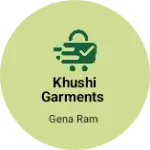 Business logo of Khushi garments