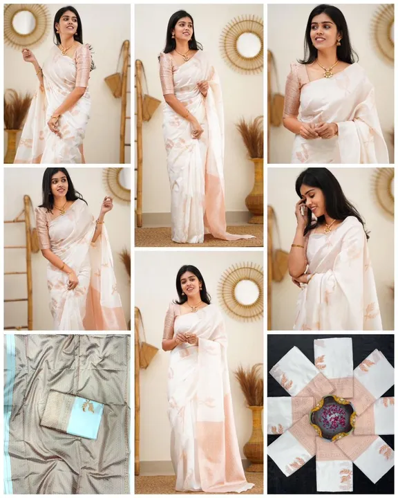 Aria Presents New Designer Lichi Silk Saree  uploaded by business on 9/10/2023