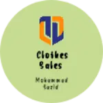 Business logo of Clothes sales