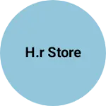 Business logo of H.R store
