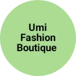 Business logo of Umi fashion boutique