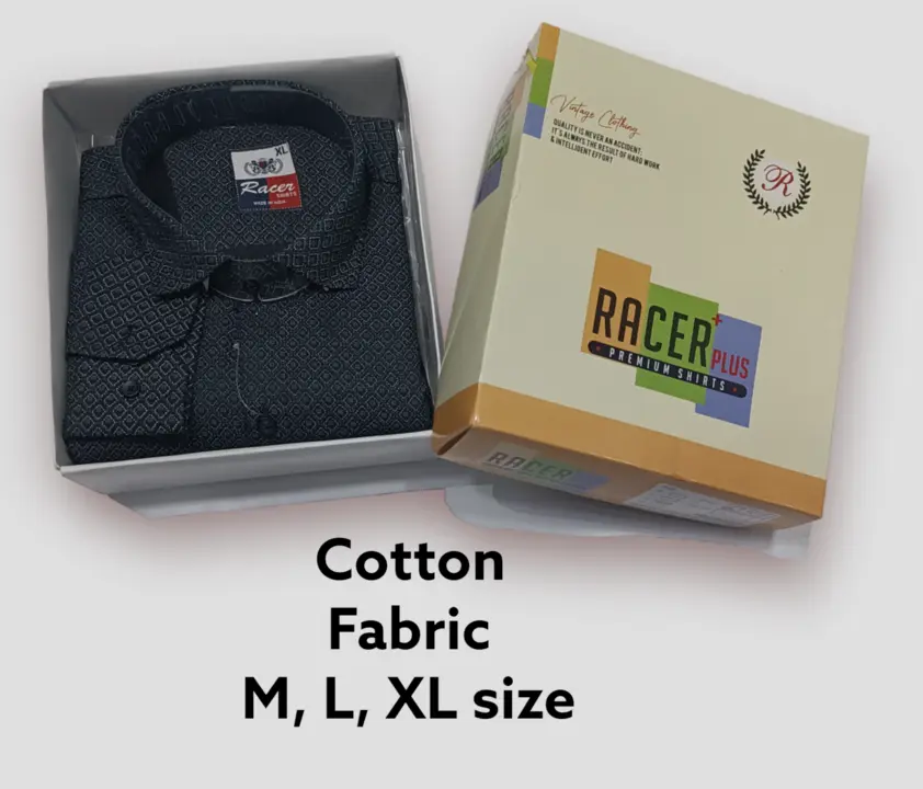 🏁🏁RACER PLUS🏁🏁(SUB BRAND OF 1KKA) EXCLUSIVE COTTON MIX PRINTED BOX PACK SHIRTS FOR MEN uploaded by business on 9/11/2023