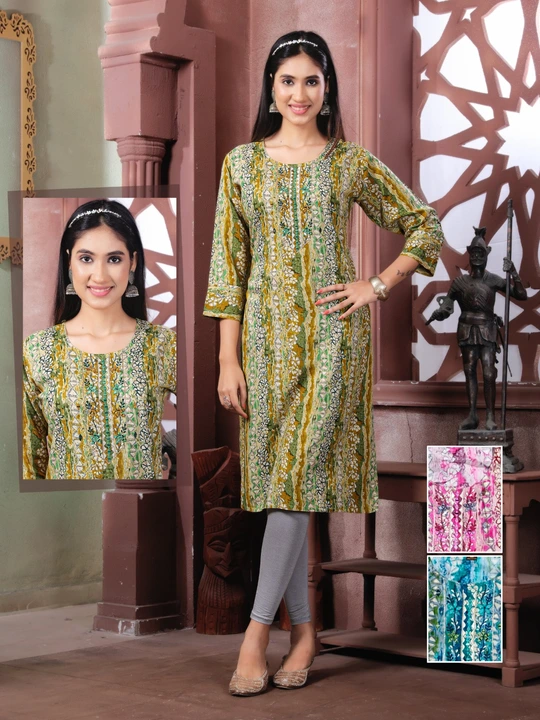 Fancy Embroidery work kurti uploaded by business on 9/11/2023