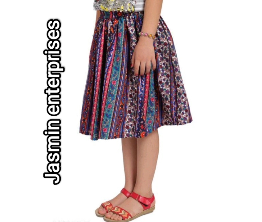 Flowers print kids skirt 3-4 5-6 7-8 9-10 11-12 13-14 uploaded by business on 9/11/2023