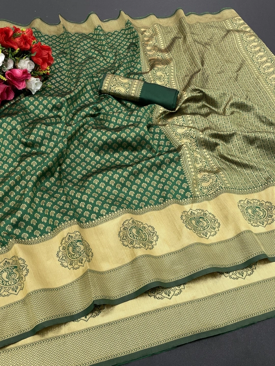 Banarasi silk saree  uploaded by business on 9/11/2023