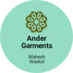 Business logo of Ander garments