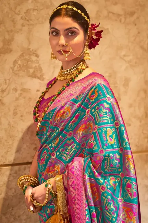 Luxurious Banarasi Weaving multiple colour thread weaving design saree uploaded by business on 9/11/2023