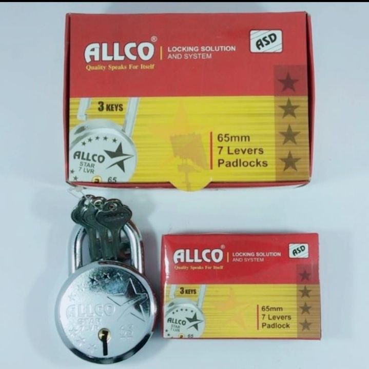 Allco 65mm Round padlock uploaded by business on 3/21/2021