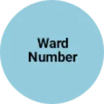 Business logo of Ward number